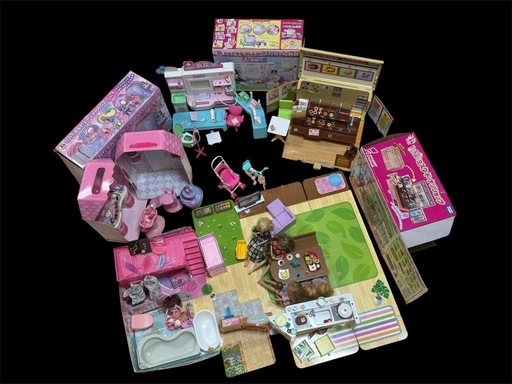 中古　リカちゃん　ビューティーハウス　ミスタードーナツ　パナソニックハウス　色々セット