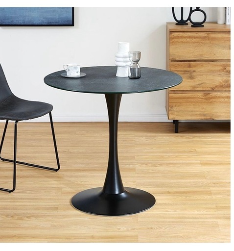 大理石風　ダイニングテーブル　丸テーブル　カフェテーブル