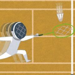 久留米アリーナでバドミントン（クーラーありで快適バドミント…