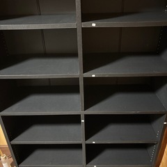 本棚  ブラックの画像
