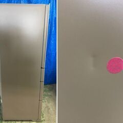 高年式!2021年製! 三菱電機/MITSUBISHI 5ドア 455L 冷蔵庫 MR-B46G-C1 右開き グレイングレージュ 中古家電 店頭引取歓迎 R9784の画像