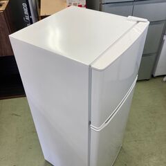 【リサイクルショップ ピカソ 小松原】✨🧊 Haier 130L 2ドア冷蔵庫（右開きタイプ） 🏠🔌 🌟 2021年製 JR-N130A-W 🌟★7912★の画像
