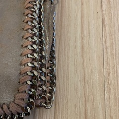 メタリックショルダーバッグの画像