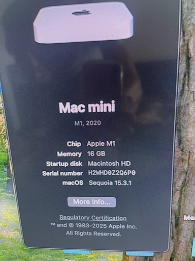 ? Apple Mac mini M1（2022）16GB / 512GB SSD 美品 ¥56000