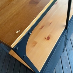 【お取引先決定】IKEA イケア シェルフユニット ブラック①の画像
