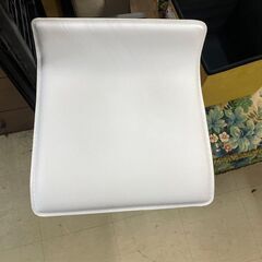 カウンターチェア　No.3978　ホワイト　WY-119　安吉　【リサイクルショップどりーむ荒田店】の画像