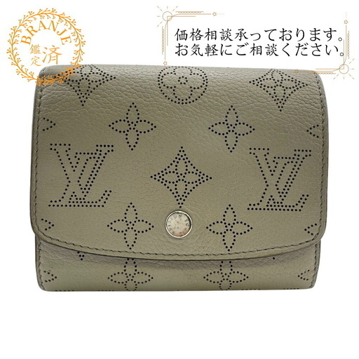 ルイヴィトン LOUIS VUITTON 二つ折り財布 マヒナ