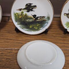 JOHN JAMES AUDUBON ジョン・ジェームズ・オーデュボン 小鳥小皿の画像