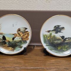 JOHN JAMES AUDUBON ジョン・ジェームズ・オーデュボン 小鳥小皿の画像
