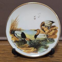 JOHN JAMES AUDUBON ジョン・ジェームズ・オーデュボン 小鳥小皿の画像