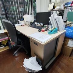 配達可!!コクヨ オフィス用デスク 机　幅1400 奥700 高...