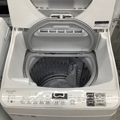 縦型洗濯乾燥機 SHARP 5.5kg ES-TX5D-Sの画像