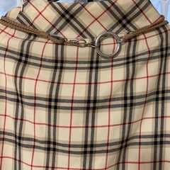 バーバリーBurberry 編み込みリードベルト ベージュの画像