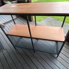 【お取引先決定】IKEA イケア シェルフユニット ブラック②の画像