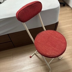 折りたたみ椅子、使用感あり／まだ使えます！の画像