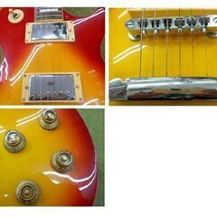 Photo Genic エレキギター レスポールタイプ チェリーサンバースト ソフトケース付き フォトジェニック 西岡店の画像