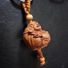⚜️桃の木⚜️布袋様⚜️キーホルダーの画像