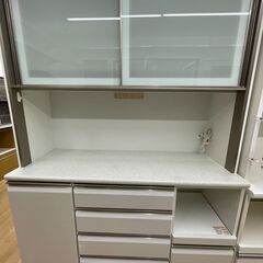 【リユースのサカイ野々市店】 システムキッチンボード 白 W(幅)141×D(奥行き)50×H(高さ)206cm ※クリーニング済みの画像