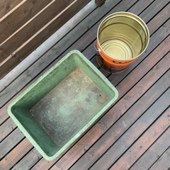 道具箱　缶　レトロ　の画像