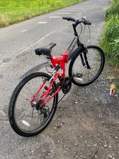 折りたたみ自転車前は3段裏6段