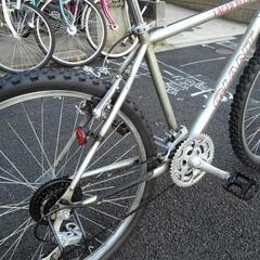 中古自転車３６３０　前後タイヤ新品！　ヴィンテージ　ジャイアント　ラガービール販促品　２６インチ　３×７段ギヤ　ワイヤー錠　ライトは付属していませんの画像