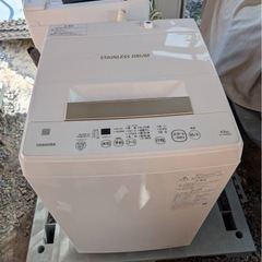 美品　東芝　洗濯機　4.5㍑　2021年式の画像