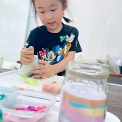 夏休み☀️こどもワークショップ🌈レインボーソルトアート - ワークショップ
