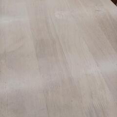 ★ジモティー割あり★ダイニングテーブル　WH　※テーブル(キズ、角スレ、色シミ等)全体的に使用感ございます。イス4脚付き!　高さ(H)65×幅 (W)160× 奥行(D)90(cm)の画像
