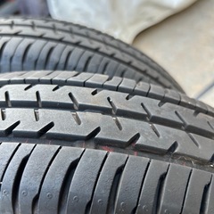 中古バリ目タイヤ二本【145/80R13】【BRIDGESTONE SEIBERLING SL101】【ブリヂストン セイバーリングSL101】【タント ムーヴ N-BOX スペーシア等】 の画像