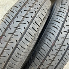 中古バリ目タイヤ二本【145/80R13】【BRIDGESTONE SEIBERLING SL101】【ブリヂストン セイバーリングSL101】【タント ムーヴ N-BOX スペーシア等】 の画像