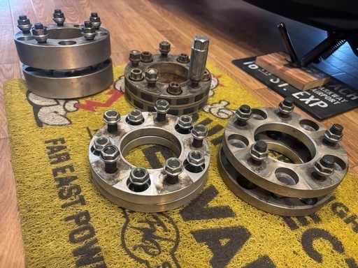 ワイドトレッドスペーサー　ワイトレ　スペーサー　ホイールナット　ロックナット　M12 P1.5 トヨタ　ホンダ　ミツビシ　マツダ　ダイハツ