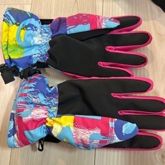 スノーボードグローブとゴーグルの画像