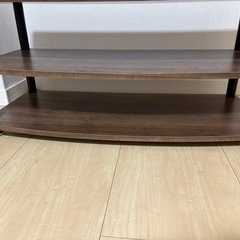 テレビ台　ローボード　木目の画像
