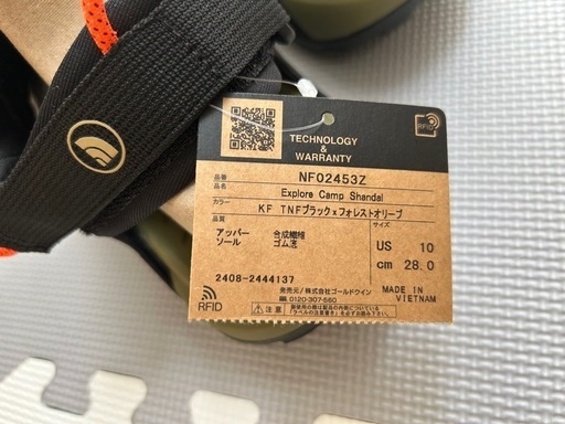 新品　THE NORTH FACE MENS EXPLORE CAMP SHANDAL 