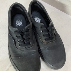 VANS ブラック スニーカー　25.5cm