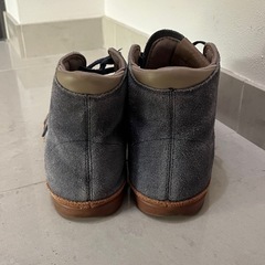 adidas グレー ネイビー　ハイカットシューズ　25.5cmの画像