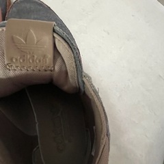 adidas グレー ネイビー　ハイカットシューズ　25.5cmの画像