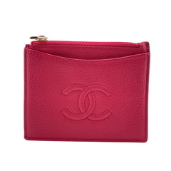 シャネル CHANEL コインケース ココマーク フラグメントケース カードケース ピンクの画像