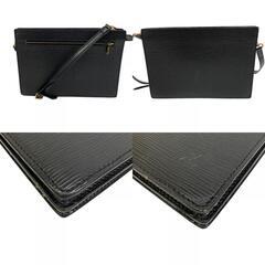 ルイヴィトン LOUIS VUITTON ショルダーバッグ エピ アンギャン クラッチバッグ セカンドバッグ  2Way M52112 ブラックの画像