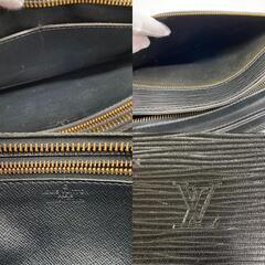 ルイヴィトン LOUIS VUITTON ショルダーバッグ エピ アンギャン クラッチバッグ セカンドバッグ  2Way M52112 ブラックの画像