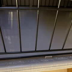 ペットケージ サークルトレー付き 屋根面付きの画像