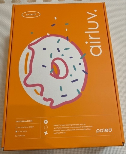 エアラブ 4 ドーナツ　スノウブルー　モバイルバッテリー付