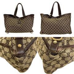 グッチ GUCCI トートバッグ GGキャンバス アビー ショルダーバッグ ハンドバッグ 141472 ベージュの画像