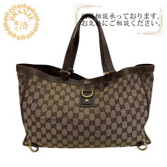 グッチ GUCCI トートバッグ GGキャンバス アビー ショル...