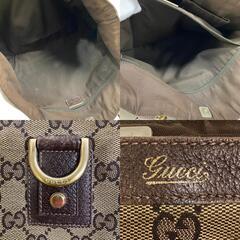 グッチ GUCCI トートバッグ GGキャンバス アビー ショルダーバッグ ハンドバッグ 141472 ベージュの画像