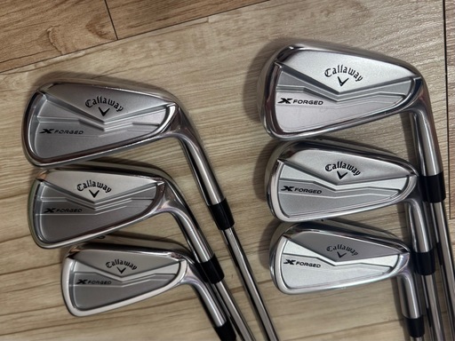 19日まで値下げ！Callaway X Forged メンズアイアンセット、N.S.PROシャフト、6本セット。