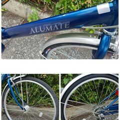 【中古自転車】シティサイクル 27インチ　6段変速　サカモトテクノ　アルメイト　ママチャリの画像