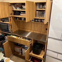 ニトリ　ステンレス天板キッチンボード廃盤商品の画像