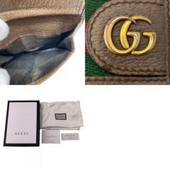 グッチ GUCCI 二つ折り財布 オフィディア 二つ折り財布 597609 ベージュの画像