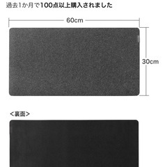 【配送可】サンワサプライデスクマットの画像